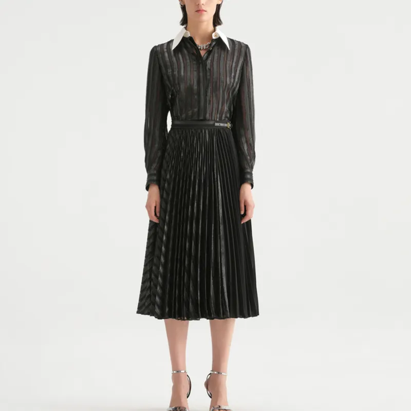 KARL LAGERFELD Casual Long Skirt Women's Black-1