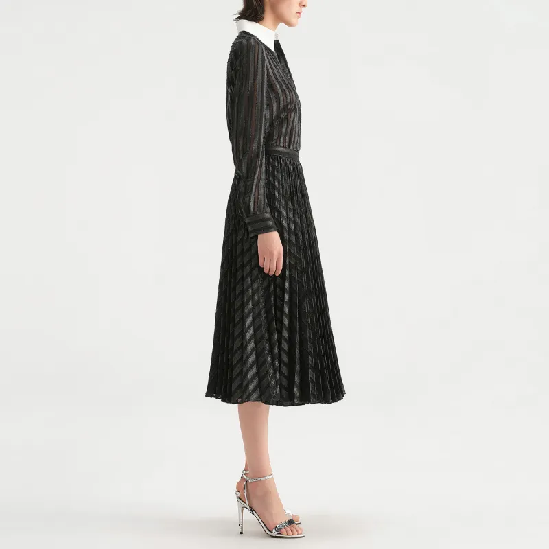 KARL LAGERFELD Casual Long Skirt Women's Black-3