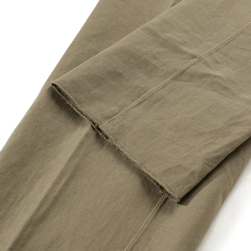 Zegna SS24 Casual Pants Men's Olive Green-4