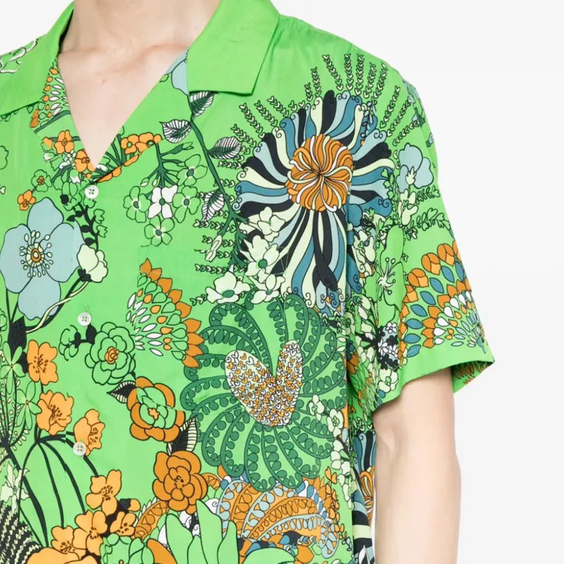 Camilla Floral print Modal Shirt-1