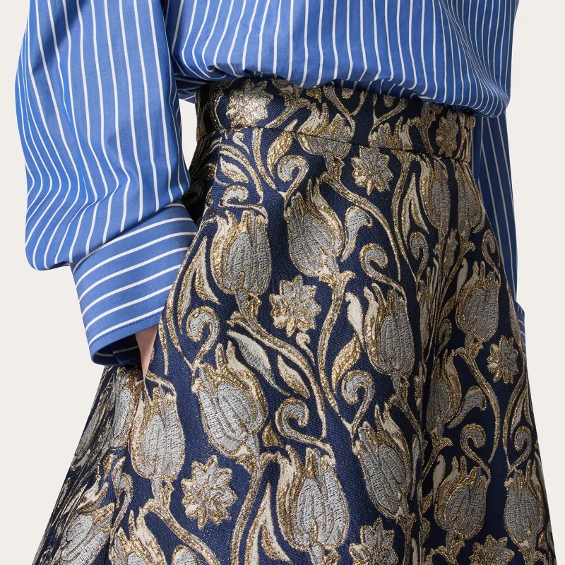 Valentino All Over Floral Patterned Skirt-4