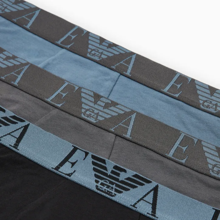 EMPORIO ARMANI Three pack Of Boxer Briefs With Bold Monogram Logo-1