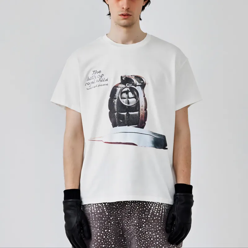 BIRTH OF ROYAL CHILD SS24 T Shirt Unisex White-6