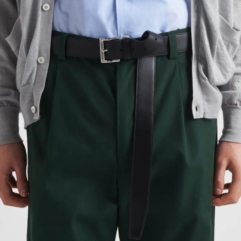 PRADA Poplin Trousers-5