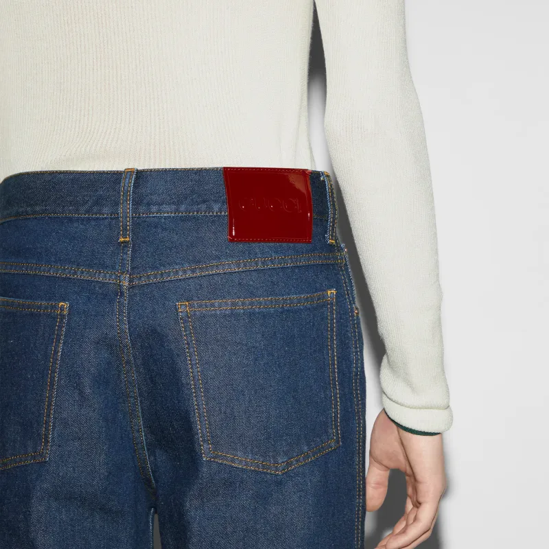 GUCCI FW24 Jeans Men's Dark Blue-5