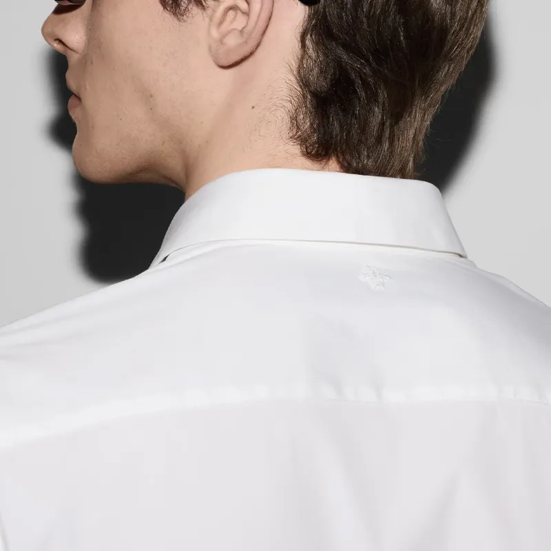 GUCCI Long Sleeved Stretch Poplin Shirt-3