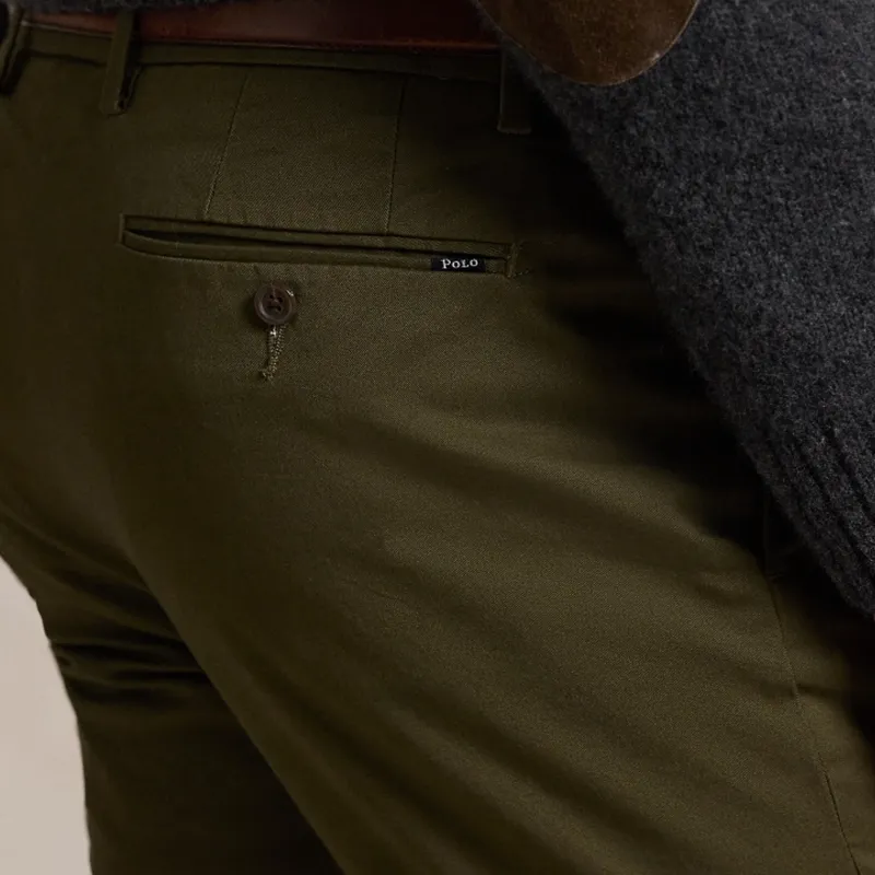 Polo Ralph Lauren FW24 Casual Pants Men's Olive Green-4