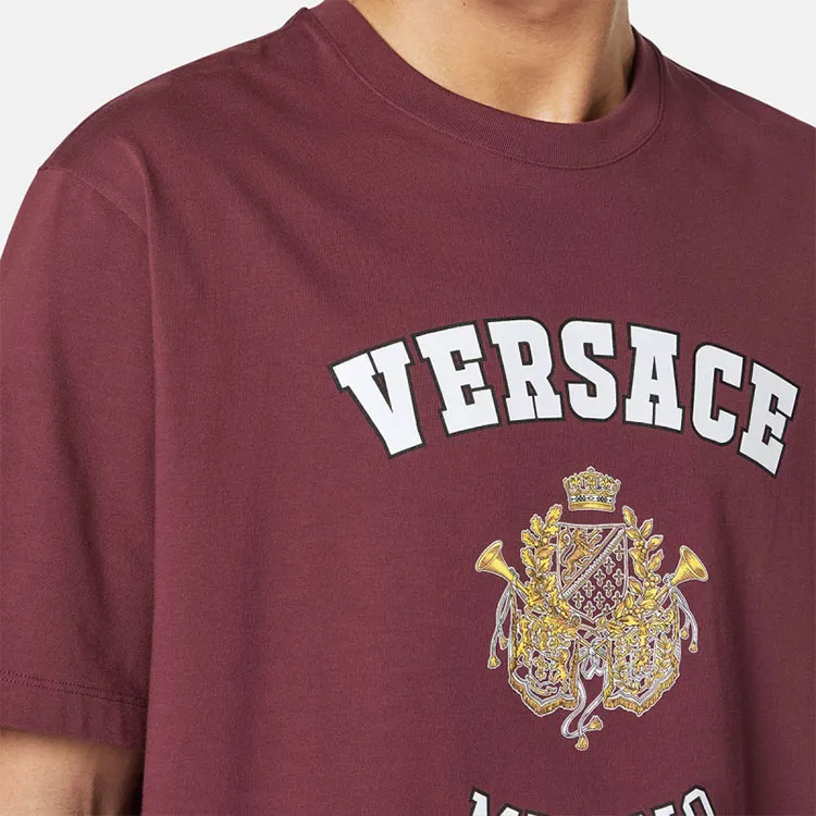 VERSACE Varsity Logo Tee-4