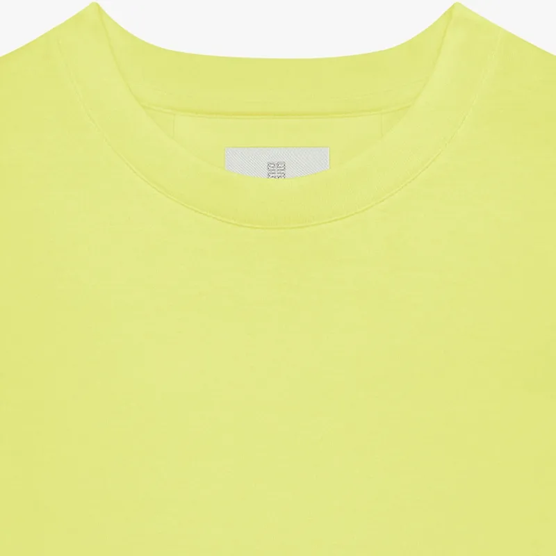GIVENCHY SS22 T Shirt Men's Acid Yellow-4