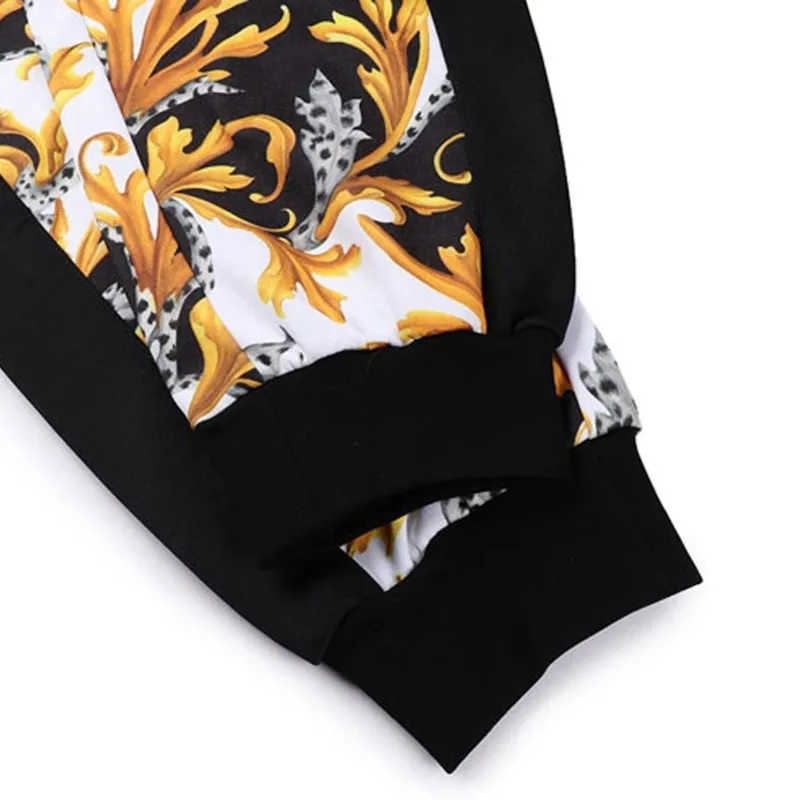 VERSACE Knitted Sweatpants Men's Multicolor-6