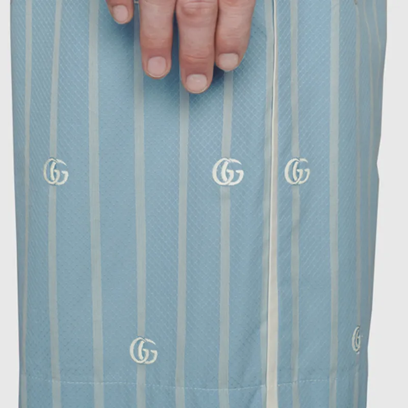 GUCCI Double G Stripe Shorts-4