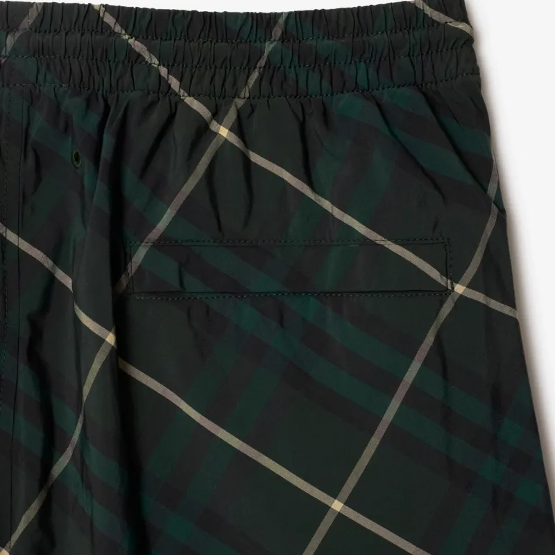 Burberry Check print Drawstring Swim Shorts-5