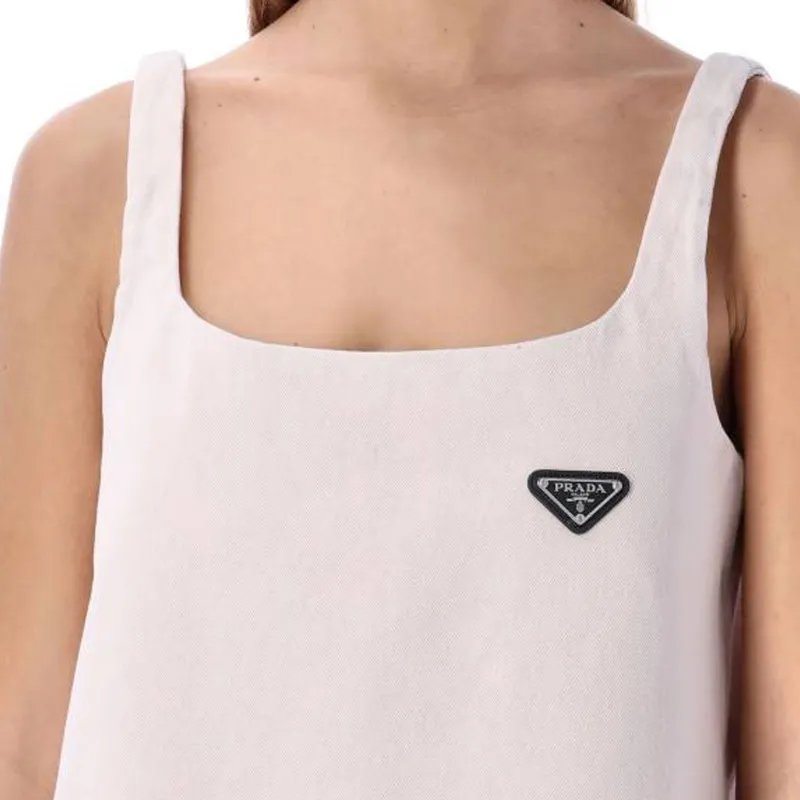 PRADA SS22 Denim Short Skirts Women's Pink-5