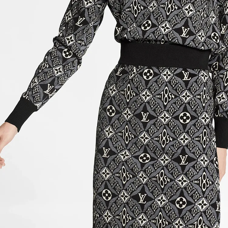 LOUIS VUITTON Casual Short Skirts Women's Black-4