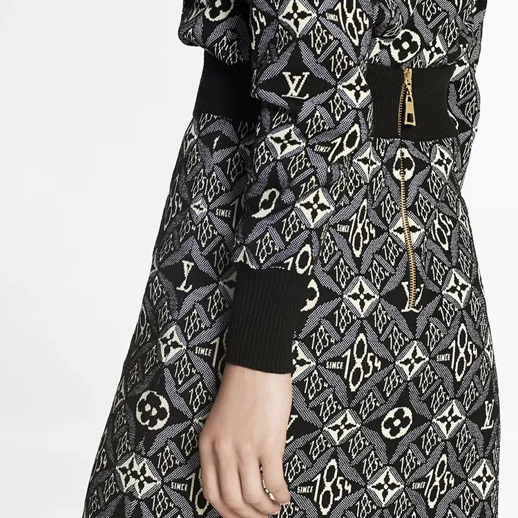 LOUIS VUITTON Casual Short Skirts Women's Black-3