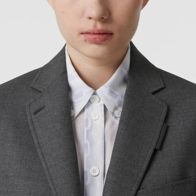 Burberry Tailored Single breasted Coat-5