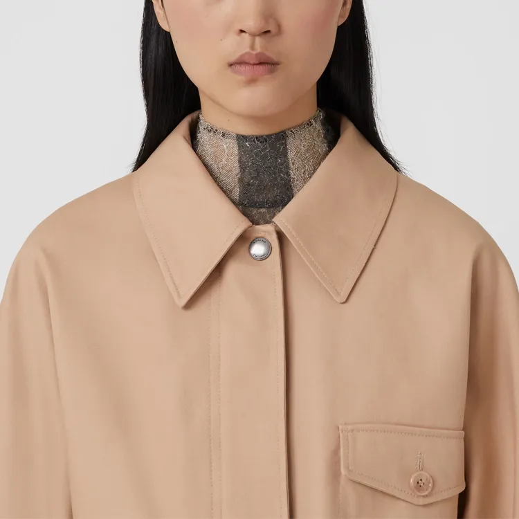 Burberry Gabardine Cotton Jacket-6