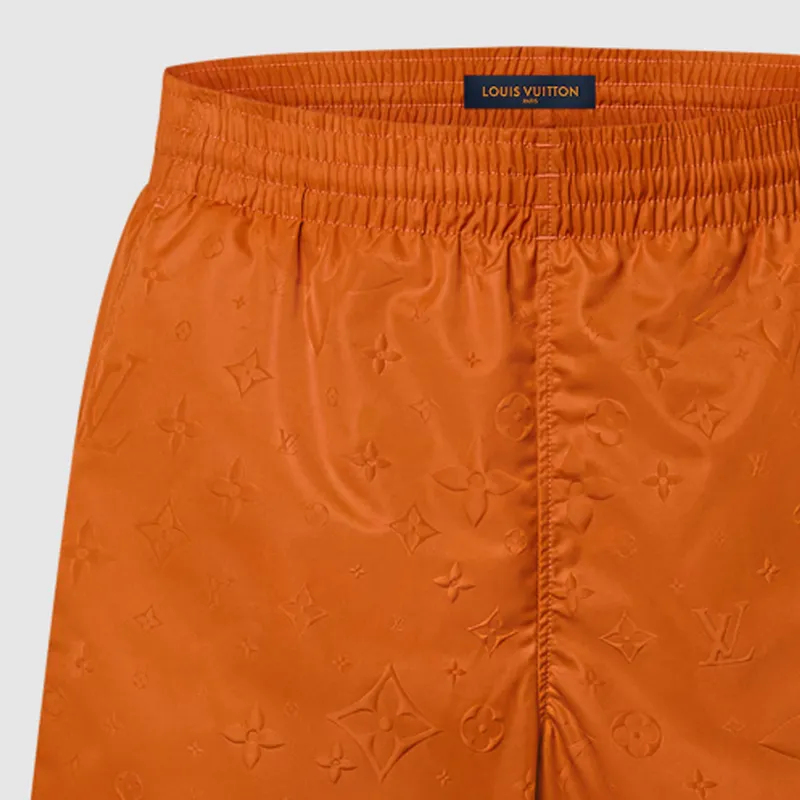LOUIS VUITTON Monogram Nylon Swim Board Shorts-2