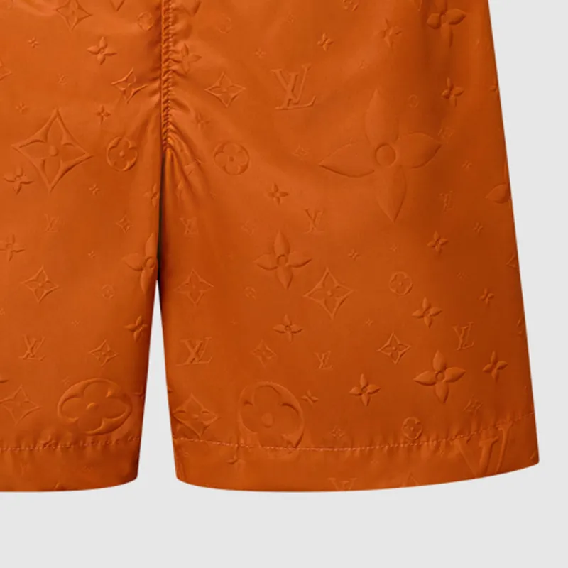 LOUIS VUITTON Monogram Nylon Swim Board Shorts-1