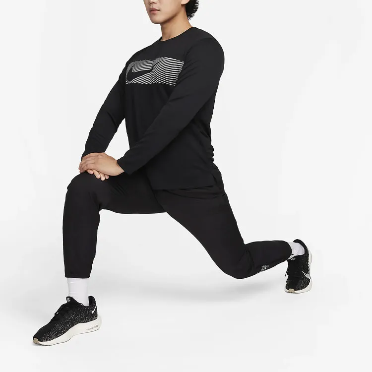Nike Miler Flash T-Shirts Men Black-1