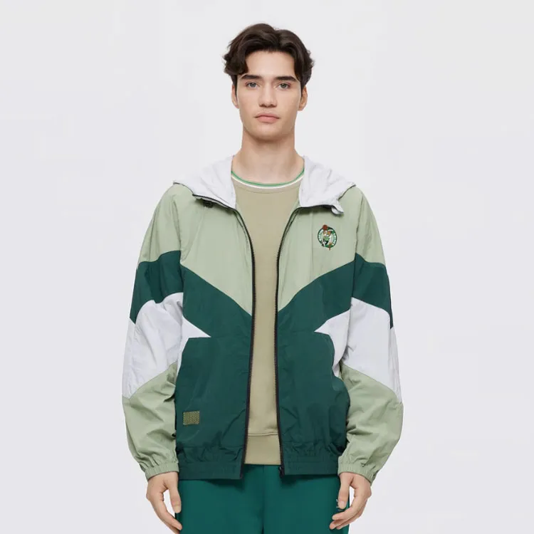 NBA Hooded Sports Jackets & Coats Unisex Green-2