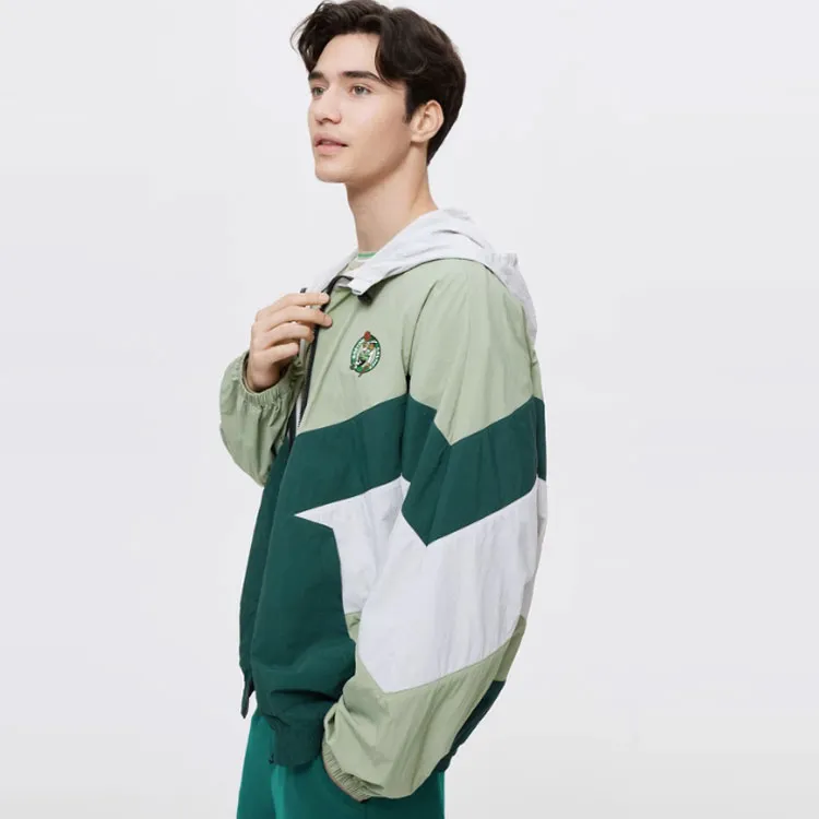 NBA Hooded Sports Jackets & Coats Unisex Green-3