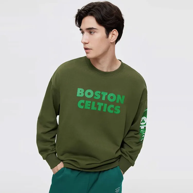 NBA Team Story Series Sweatshirts Men Army Green-2