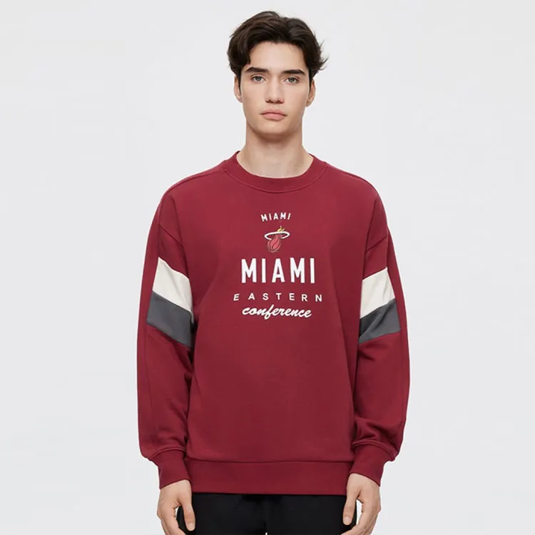 NBA Miami Heat Sweatshirts Unisex Deep Red-1