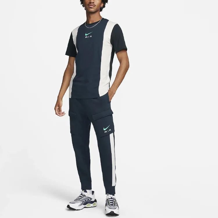 Nike Knitted Sweatpants Men Marine Blue-2