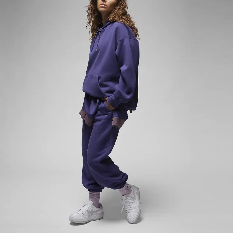 Jordan Flight Knitted Sweatpants Women's Purple-2