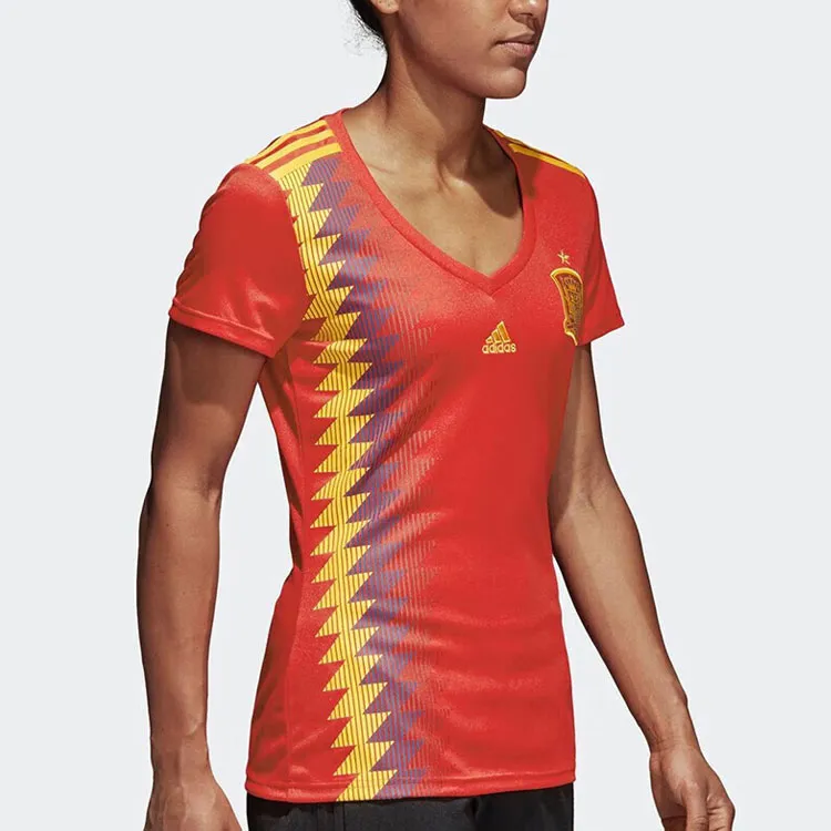 Adidas Soccer Jerseys Women's Orange Red-5