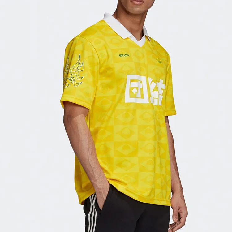 Adidas Originals T Shirt Men's Yellow-4