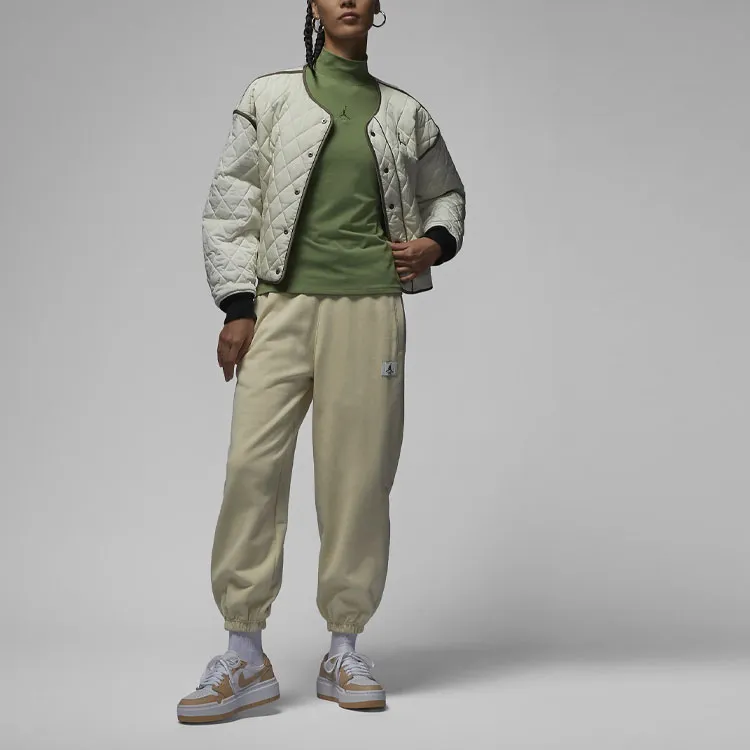 Jordan T Shirts Women's Light Olive-2