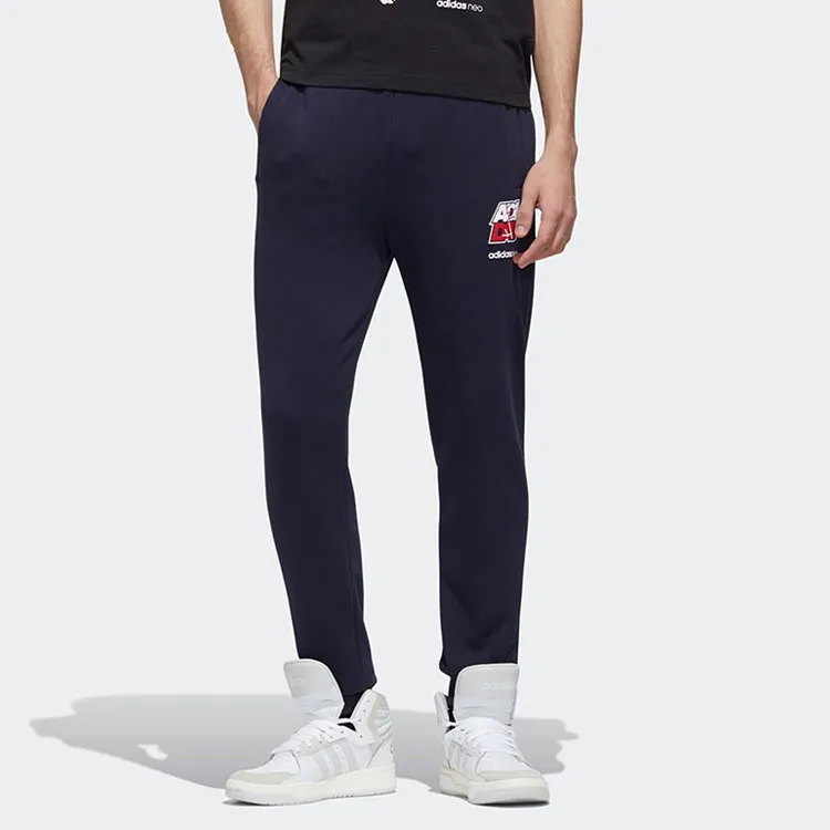 Adidas Neo Knitted Sweatpants Men Navy Blue-1