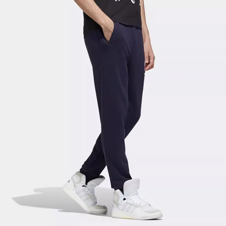 Adidas Neo Knitted Sweatpants Men Navy Blue-4