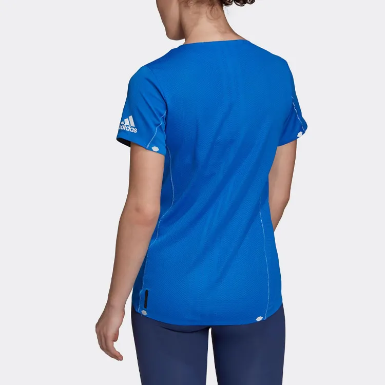 Adidas D4T T Shirts Women's Sky Blue-3