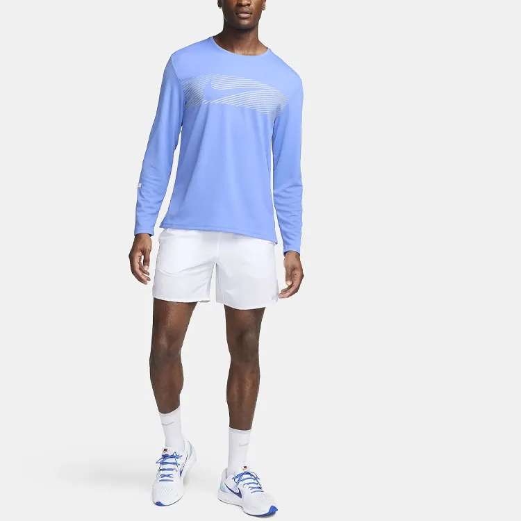 Nike Miler Flash T-Shirts Men Sky Blue-2