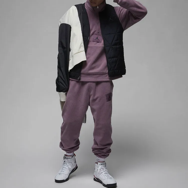 Jordan Essentials Knitted Sweatpants Men Sky Purple-2