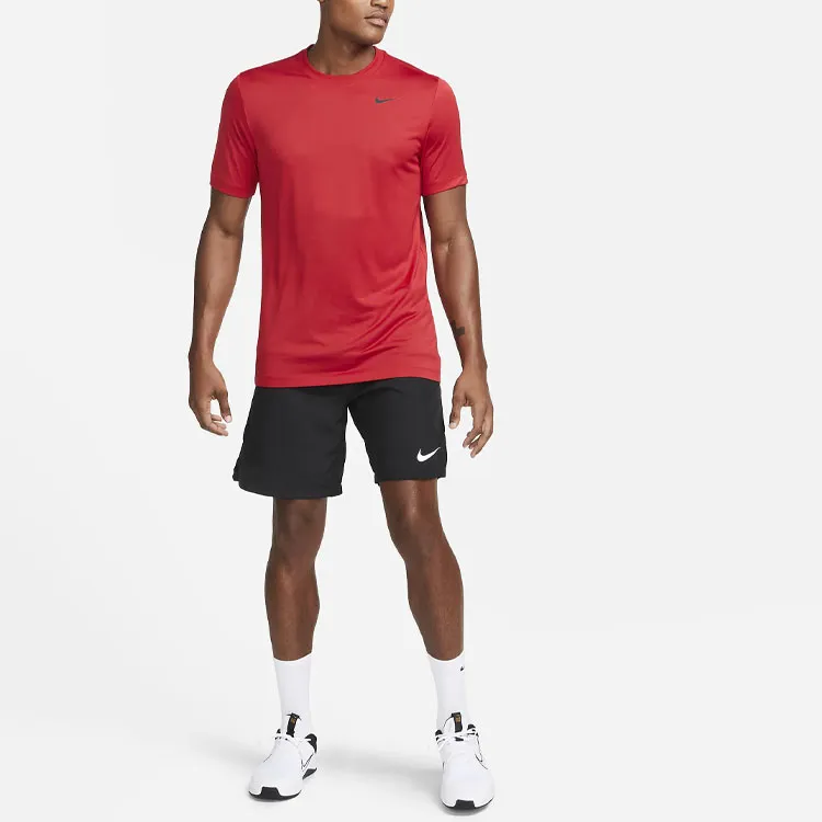 Nike Dri-Fit T-Shirts Men Gym Red-4