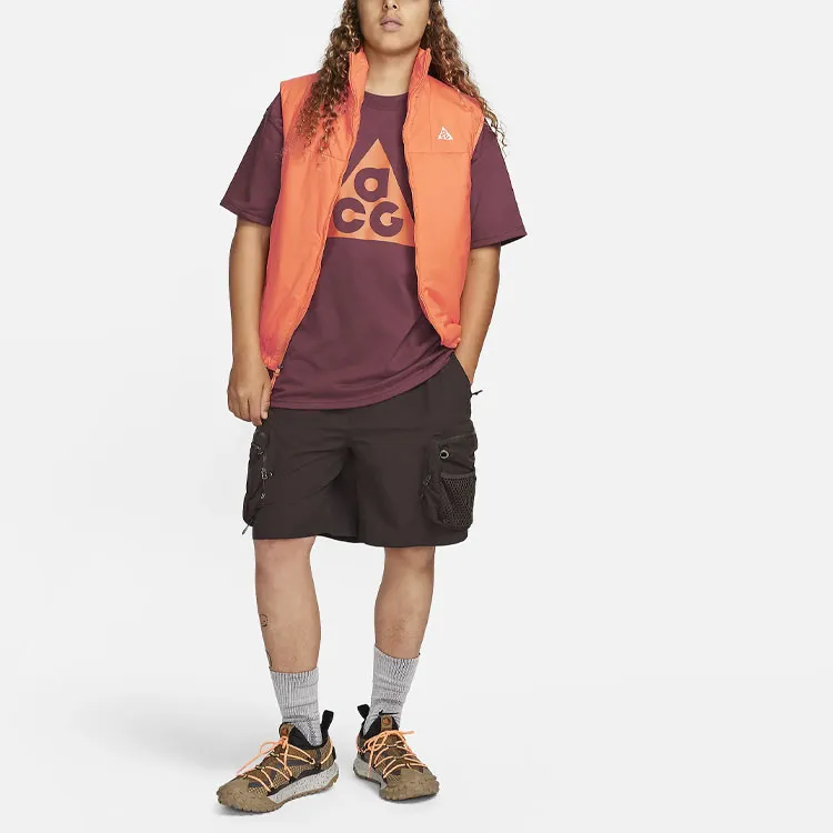 Nike ACG T Shirt Men's Burgundy-2