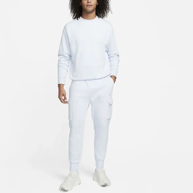 Nike Knitted Sweatpants Men Light Blue-2
