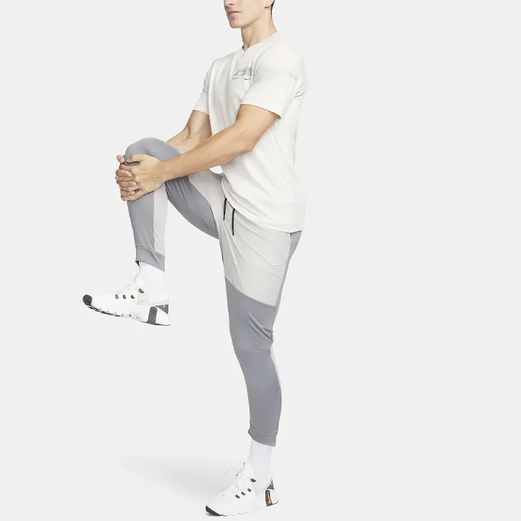 Nike Knitted Sweatpants Men Light Gray-2