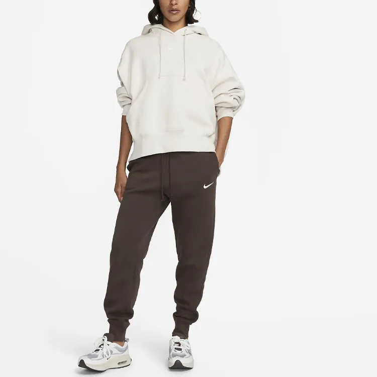 Nike Knitted Sweatpants Women's Dark Brown-2
