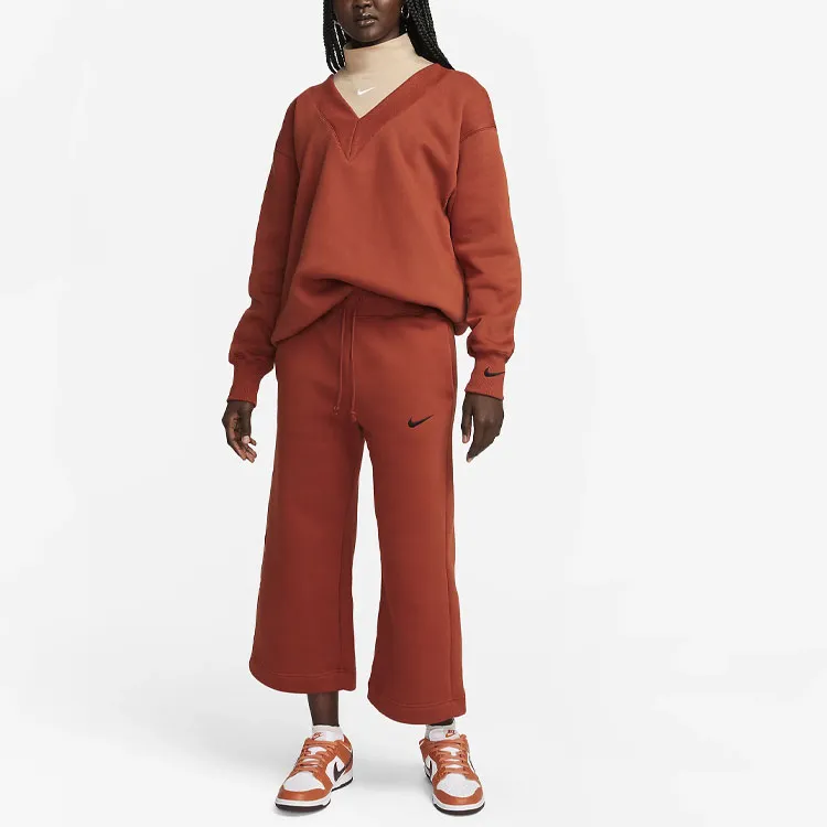 Nike Knitted Sweatpants Women's Light Brown-2