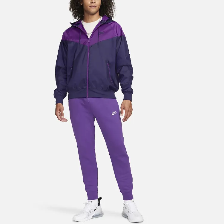 Nike Knitted Sweatpants Men Purple-2