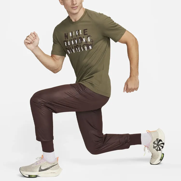 Nike Plain Dark Running Trousers-2