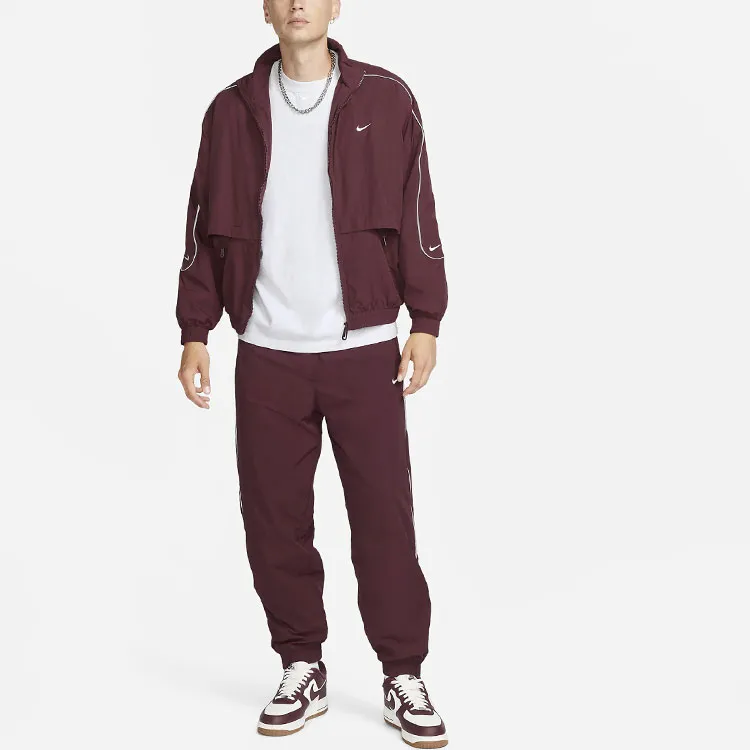 Nike Jackets Men Burgundy-3