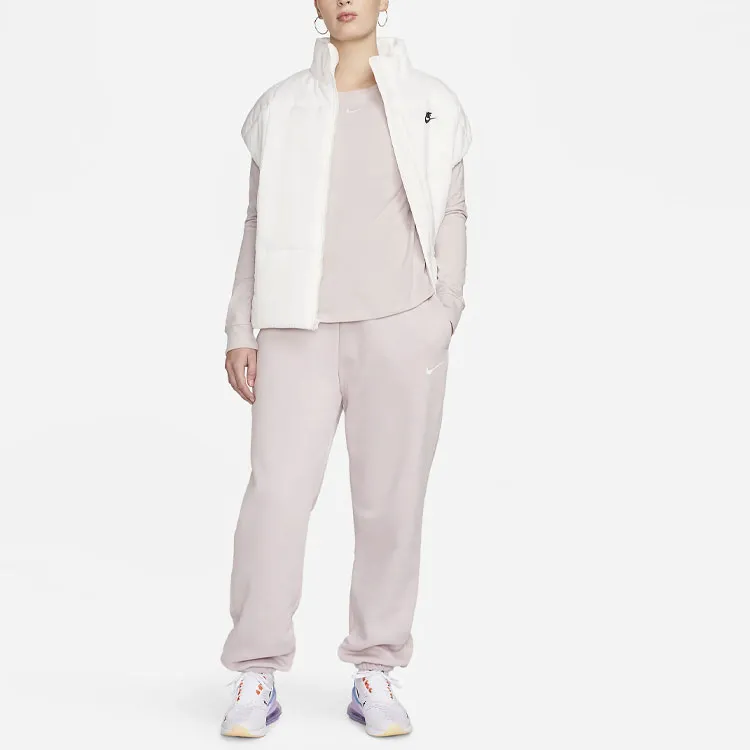 Nike Sportswear Essentials Series T-Shirt Women's White Gold Purple-2