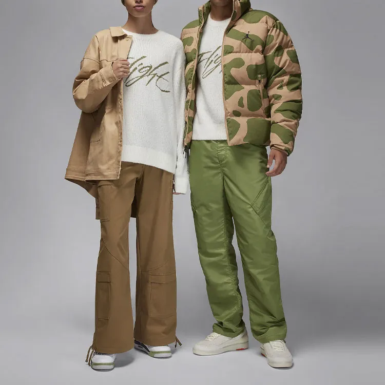 Jordan Flight Sweaters Unisex Ivory White-1