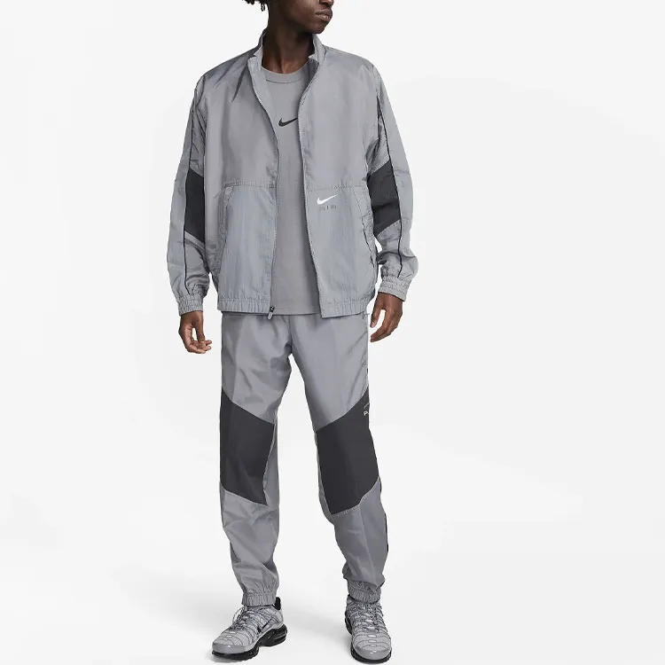 Nike Knitted Sports Pants Men's Cool Gray-2